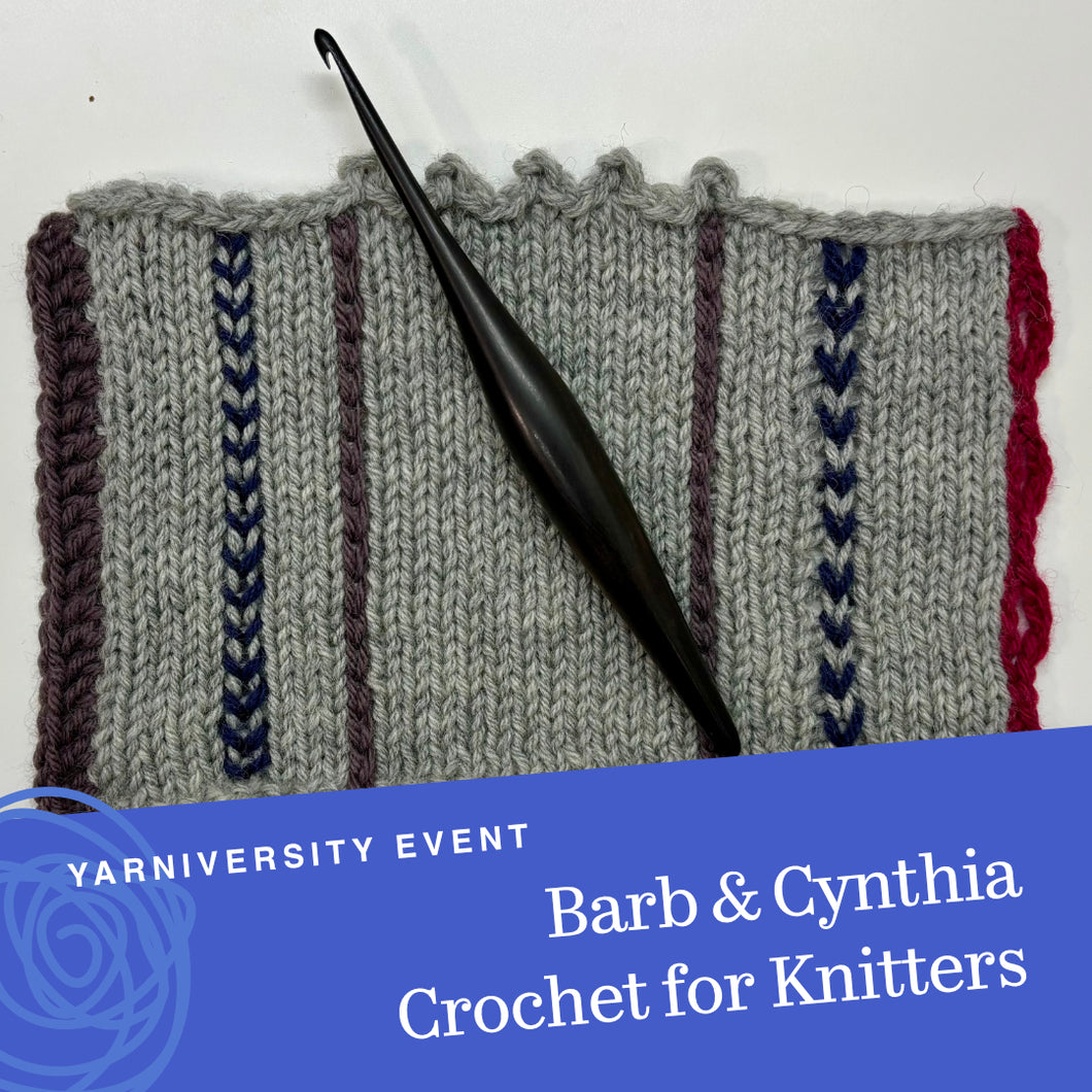 Crochet for Knitters with Barb & Cynthia