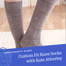 Load image into Gallery viewer, Custom Fit Knee Socks with Kate Atherley