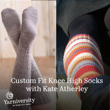 Load image into Gallery viewer, Custom Fit Knee Socks with Kate Atherley