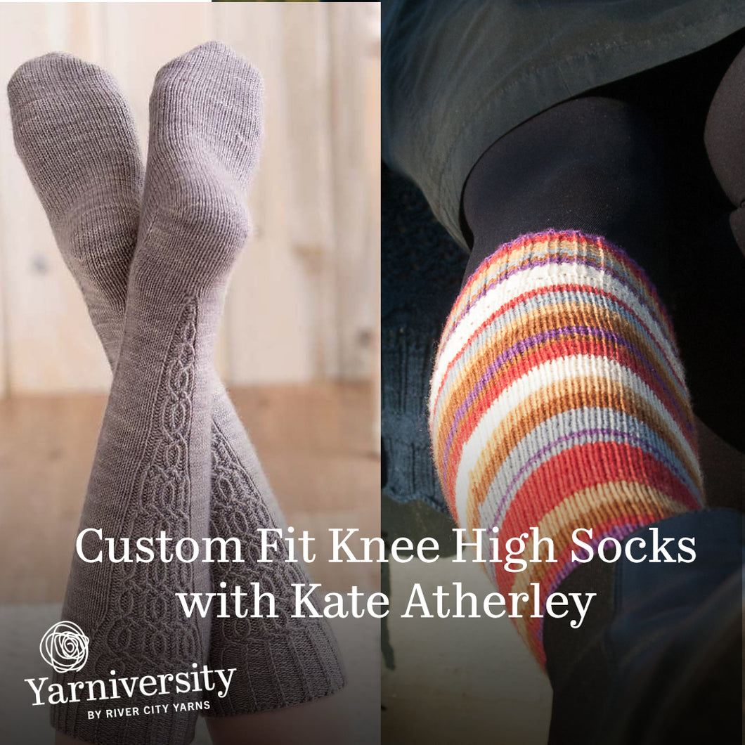 Custom Fit Knee Socks with Kate Atherley