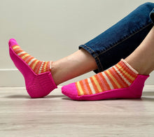 Load image into Gallery viewer, A Knit Flat Sock with Holli Yeoh