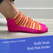 Load image into Gallery viewer, A Knit Flat Sock with Holli Yeoh