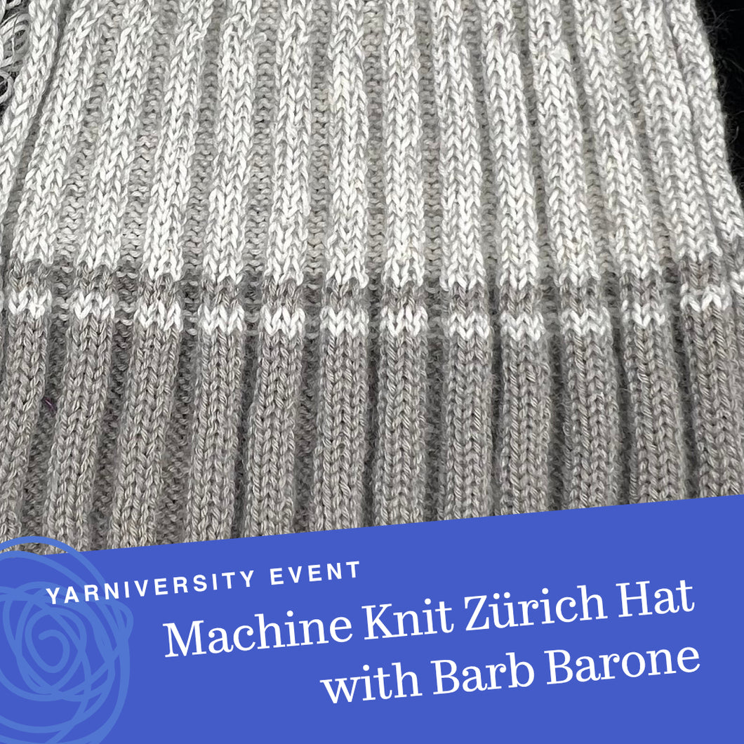 Seminars for Machine Knitters with Barb Barone