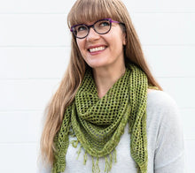 Load image into Gallery viewer, Sideways Self-Fringing Shawls with Sarah Schira