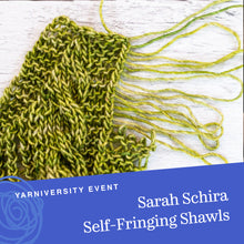 Load image into Gallery viewer, Sideways Self-Fringing Shawls with Sarah Schira