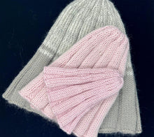 Load image into Gallery viewer, Three Zurich Hats, made on the knitting machine. 