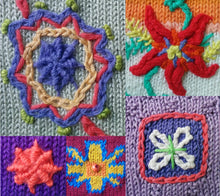 Load image into Gallery viewer, Fiona Ellis will guide you through adding embroidered elements to knitted fabric.
