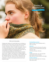 Load image into Gallery viewer, The cover page of the Peaks &amp; Ridges Cowl pattern