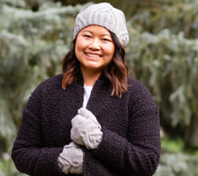 Load image into Gallery viewer, A model wearing Geneva Hat and Mittens