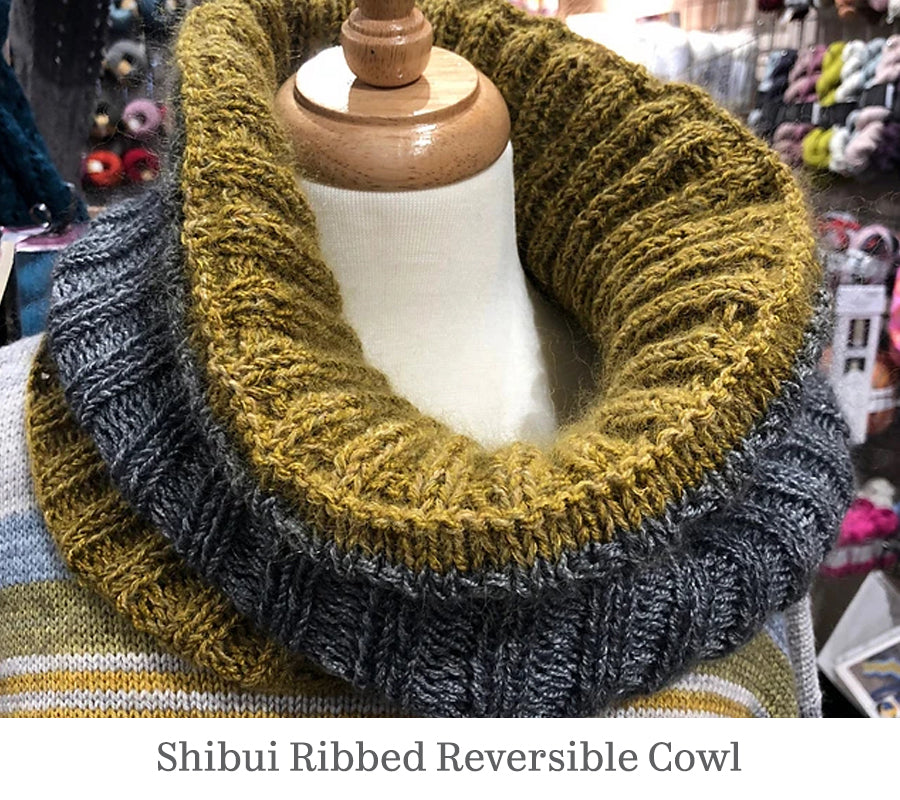 Shibui Ribbed Reversible Cowl