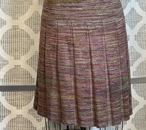 Knitted skirt by Ann Budd